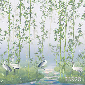 Bamboo forest blue