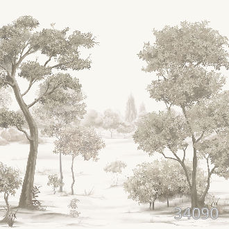 Trees sepia